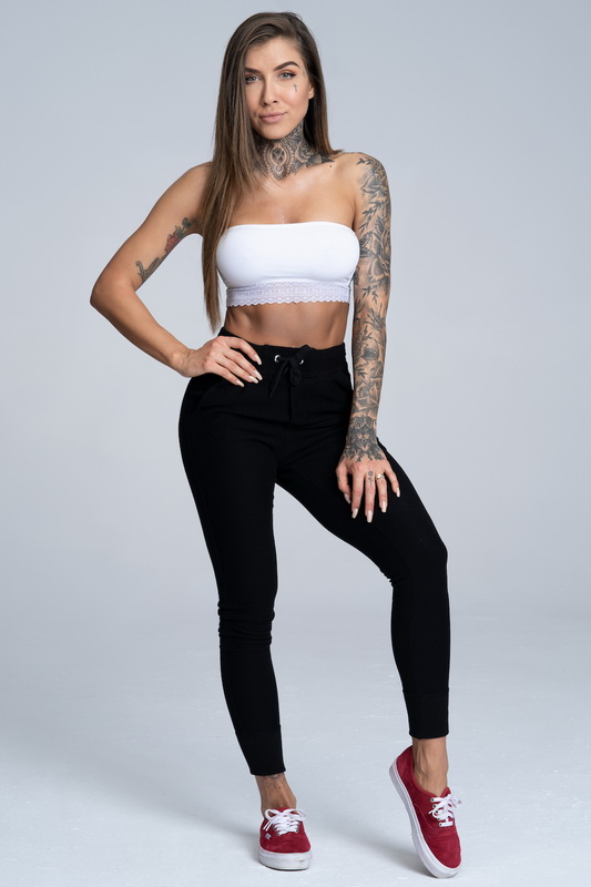 Dresy Boyfriend Sweatpants Black GYM 